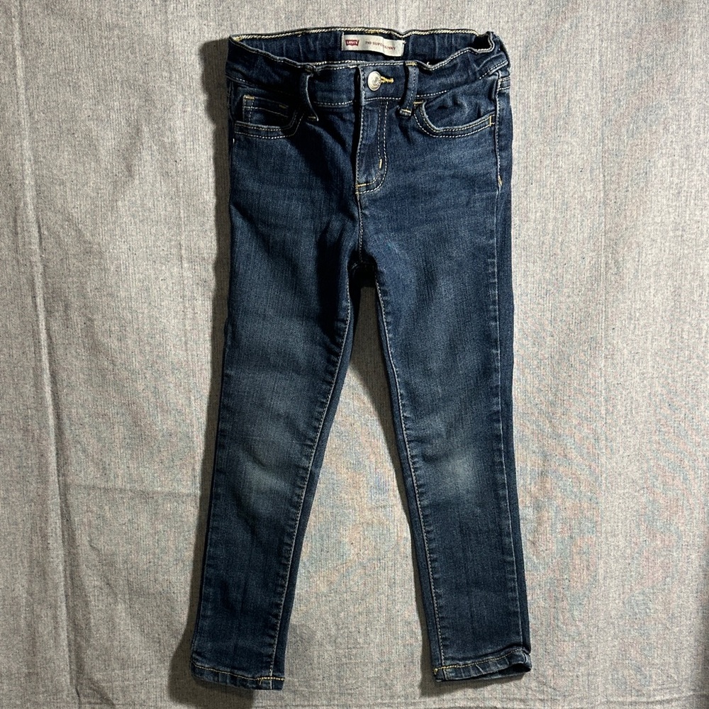 Levi's Dark Blue Kids Skinny Jeans